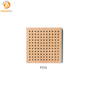 لوحة Acoustci خشبية مثقبة لتزيين الجدران والسقف